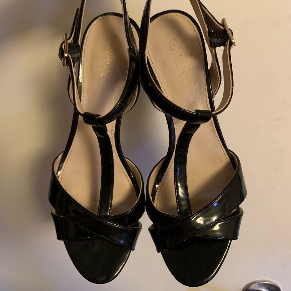 Calvin Klein 2 inch Strappy Heels